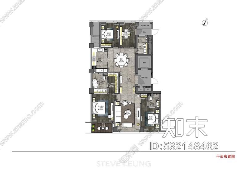 梁志天新作上海融创滨江壹号院住宅项目12#楼cad施工图下载【ID:532148462】