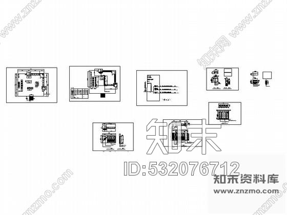 施工图北京54平方运动品牌专卖店装修图cad施工图下载【ID:532076712】
