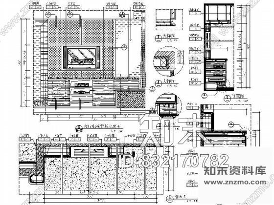 图块/节点现代高档酒店客房全套节点详图CAD下载cad施工图下载【ID:832170782】