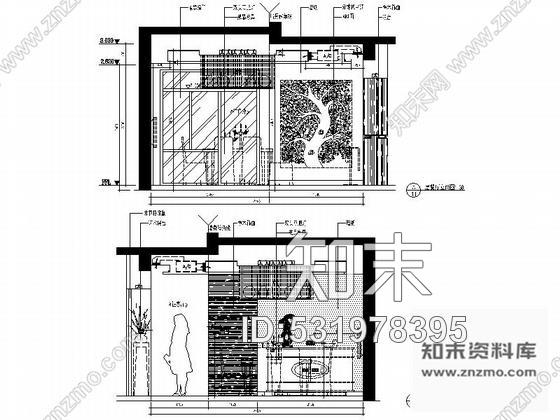 施工图江苏时尚现代风格三层别墅室内装修施工图含效果cad施工图下载【ID:531978395】