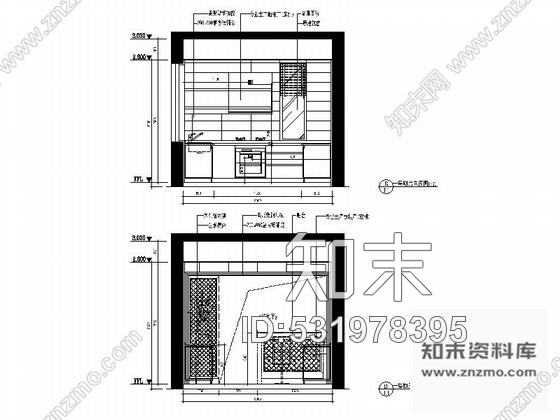 施工图江苏时尚现代风格三层别墅室内装修施工图含效果cad施工图下载【ID:531978395】