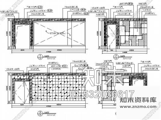 施工图西安大酒店KTV室内装饰设计CAD施工图施工图下载【ID:532036617】