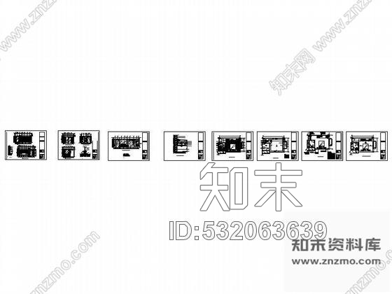 施工图酒店标准单人房装修图cad施工图下载【ID:532063639】