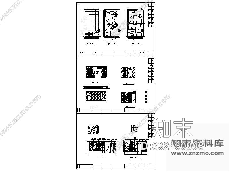 施工图酒吧包间装修图1cad施工图下载【ID:632130096】