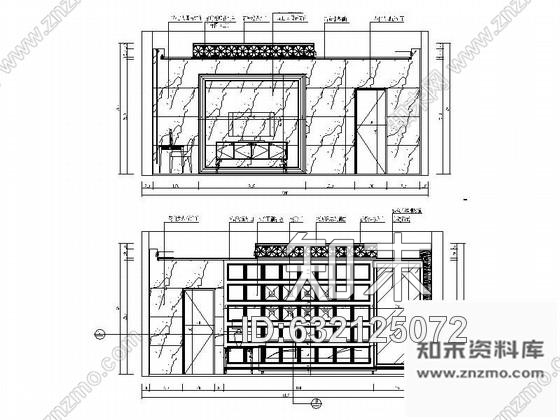 施工图北京欧式量贩式娱乐会所KTV包间装修图cad施工图下载【ID:632125072】