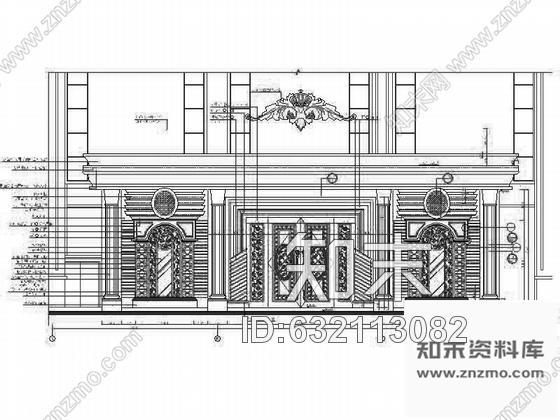 施工图奢华欧式风格国际商务娱乐会所施工图含效果cad施工图下载【ID:632113082】