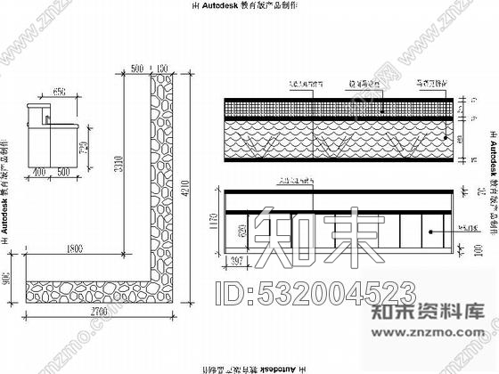 施工图唐山高雅时尚现代风格连锁西餐厅装修施工图cad施工图下载【ID:532004523】