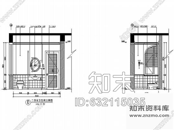 施工图海南生态高档社区尊贵商务会所装修设计施工图cad施工图下载【ID:632115035】