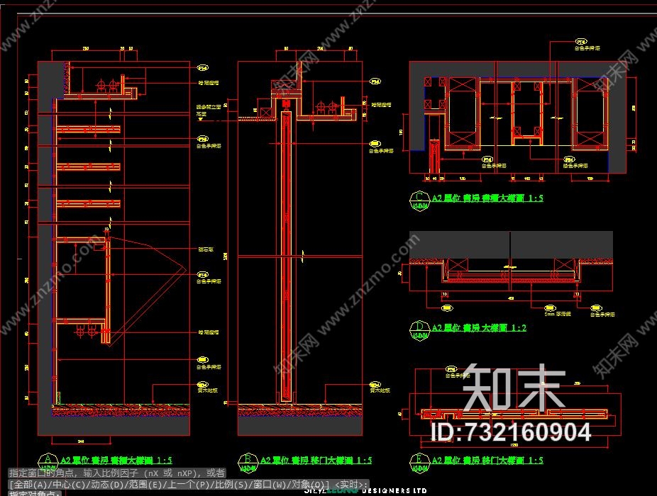 梁志天—武汉华润置地现代简约样板房cad施工图附照片施工图下载【ID:732160904】