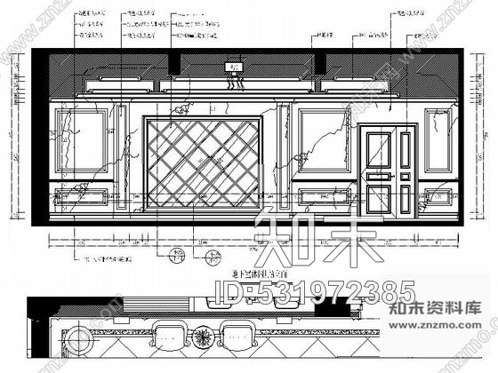 施工图福州富豪区独栋精品欧式三层别墅CAD装修图含效果cad施工图下载【ID:531972385】