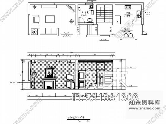 施工图南京温馨田园风格三层别墅室内装修图含实景cad施工图下载【ID:531981303】