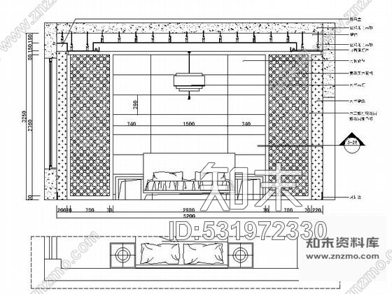 施工图云南中式风格四层别墅室内装修设计CAD施工图cad施工图下载【ID:531972330】