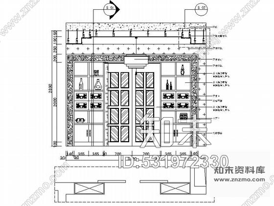 施工图云南中式风格四层别墅室内装修设计CAD施工图cad施工图下载【ID:531972330】