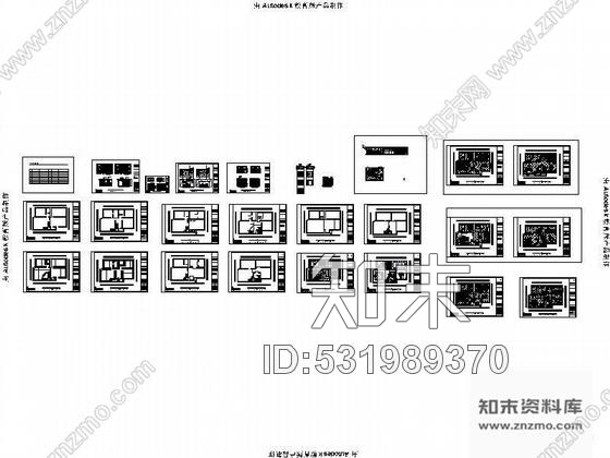 施工图乌鲁木齐某双层简欧别墅方案cad施工图下载【ID:531989370】