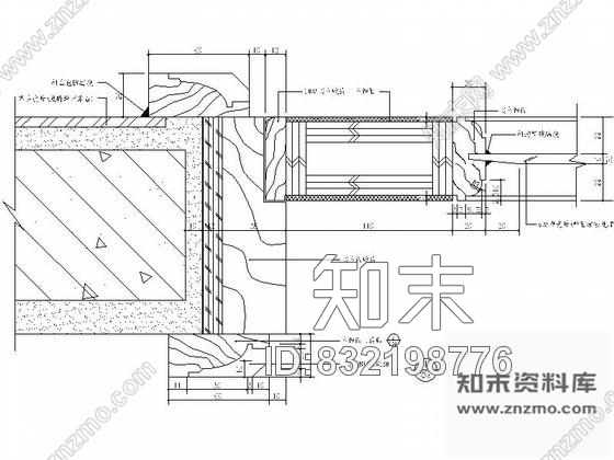 图块/节点磨砂玻璃单扇门详图cad施工图下载【ID:832198776】