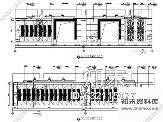 施工图现代商务娱乐会所洗浴室内装修施工图含效果cad施工图下载【ID:632115077】