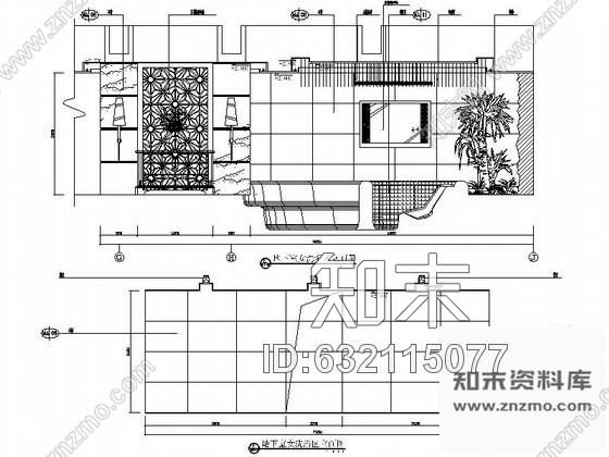 施工图现代商务娱乐会所洗浴室内装修施工图含效果cad施工图下载【ID:632115077】