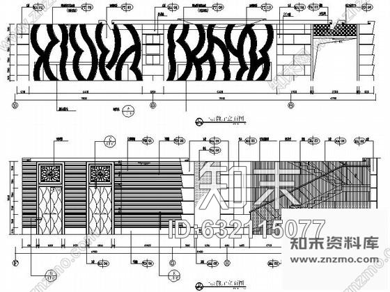 施工图现代商务娱乐会所洗浴室内装修施工图含效果cad施工图下载【ID:632115077】