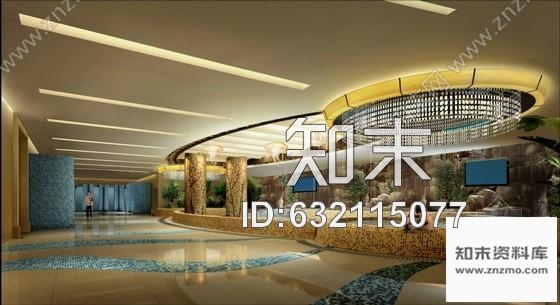 施工图现代商务娱乐会所洗浴室内装修施工图含效果cad施工图下载【ID:632115077】