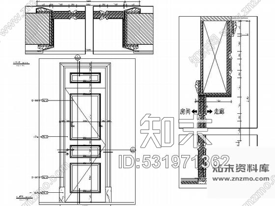 施工图香港国际大都市现代法式两层别墅样板间装修施工图含效果施工图下载【ID:531971362】