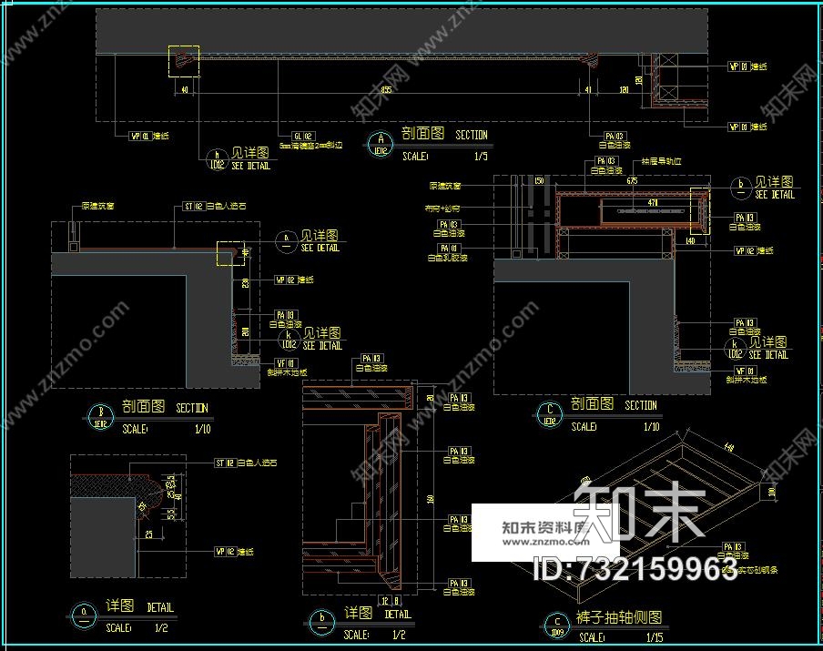李益中--幸福花苑D3欧式风格110㎡样板房cad施工图包含水、电、效果图cad施工图下载【ID:732159963】