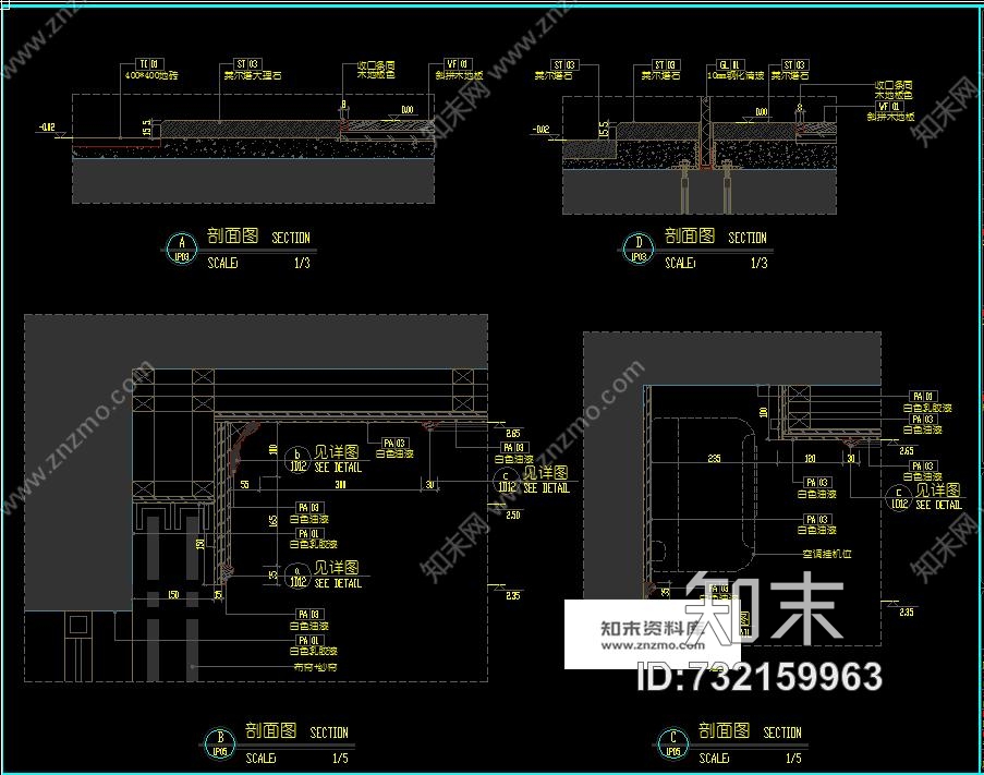 李益中--幸福花苑D3欧式风格110㎡样板房cad施工图包含水、电、效果图cad施工图下载【ID:732159963】