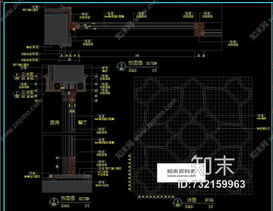 李益中--幸福花苑D3欧式风格110㎡样板房cad施工图包含水、电、效果图cad施工图下载【ID:732159963】