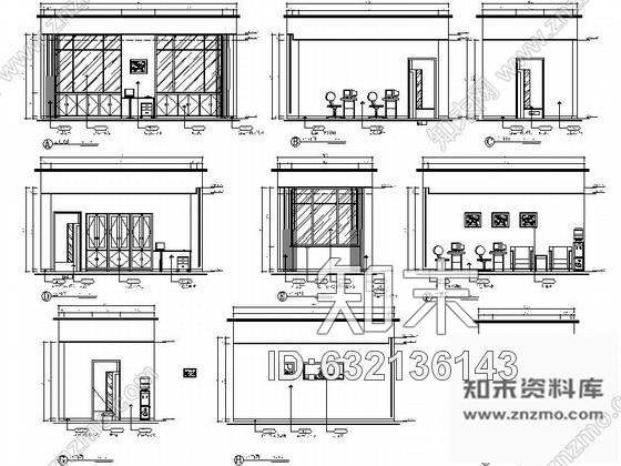 施工图无锡五星级重点中学现代行政综合楼装修施工图含效果cad施工图下载【ID:632136143】