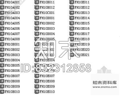 图块/节点楼梯栏杆图块集cad施工图下载【ID:832312858】