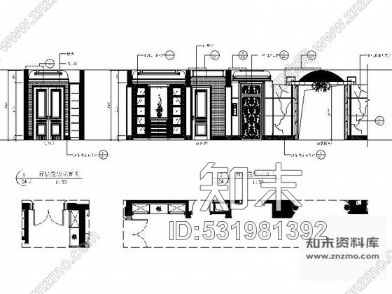 施工图浙江豪华舒适两层别墅室内设计CAD施工图cad施工图下载【ID:531981392】