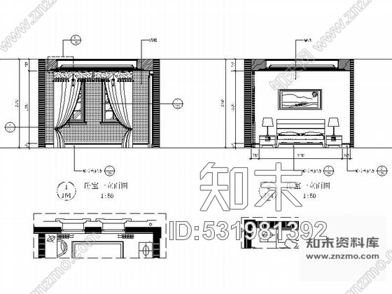 施工图浙江豪华舒适两层别墅室内设计CAD施工图cad施工图下载【ID:531981392】