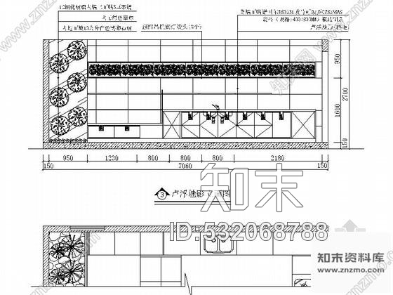 施工图广东某名品橱柜专卖店室内装修施工图施工图下载【ID:532068788】