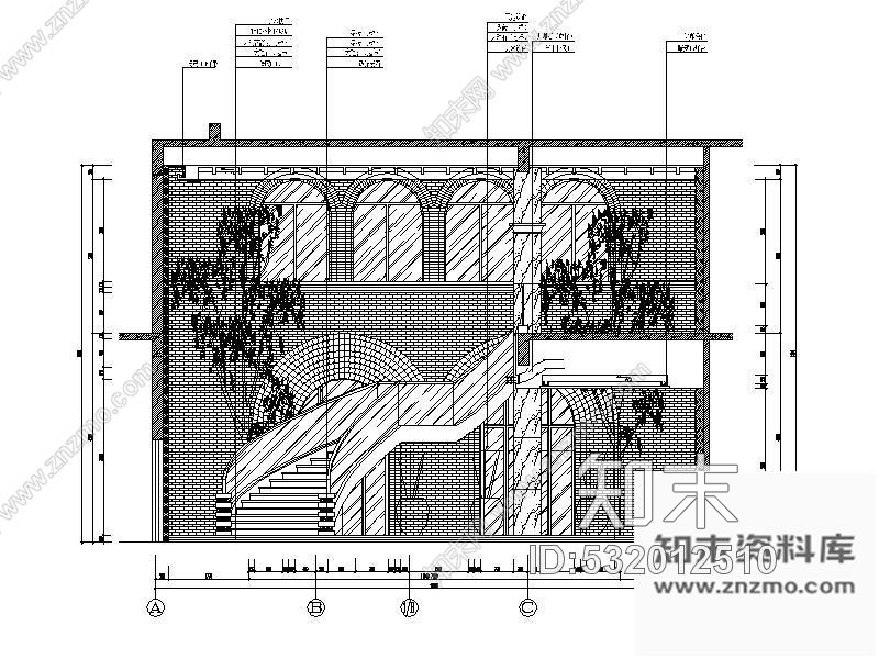 施工图舟山海鲜街施工图cad施工图下载【ID:532012510】