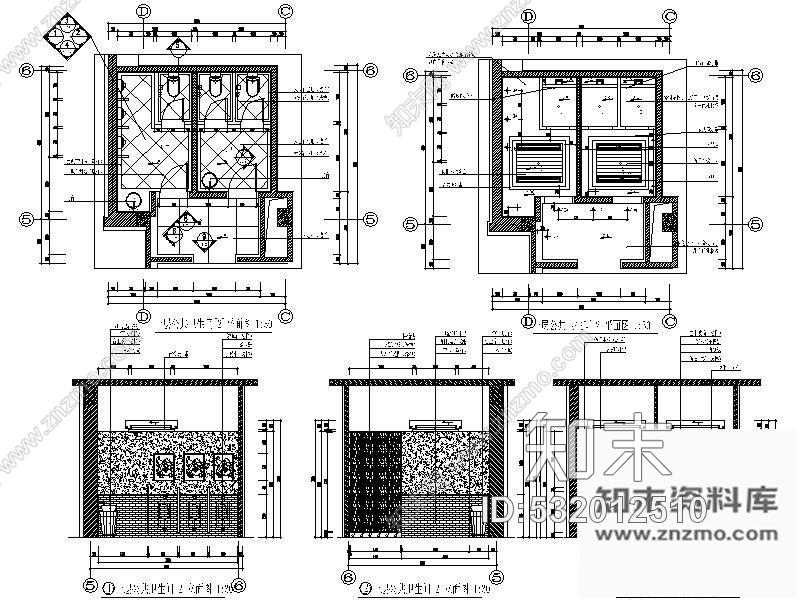 施工图舟山海鲜街施工图cad施工图下载【ID:532012510】