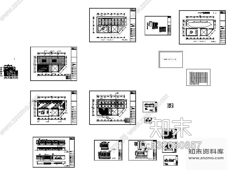 施工图某学校学术交流中心施工图施工图下载【ID:532080857】