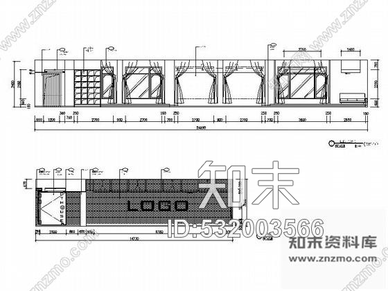 施工图北京某现代时尚主题餐吧室内装修施工图含效果实景cad施工图下载【ID:532003566】