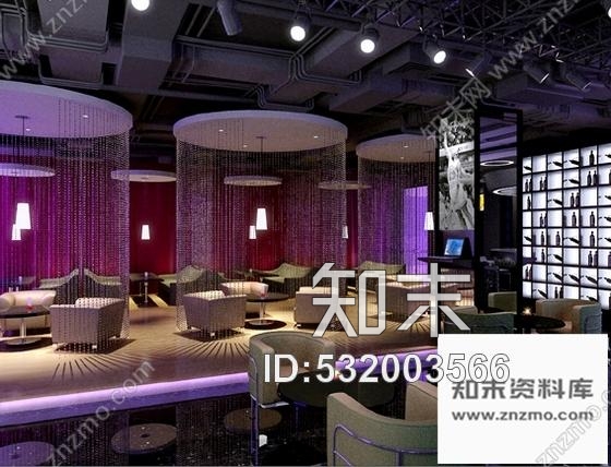 施工图北京某现代时尚主题餐吧室内装修施工图含效果实景cad施工图下载【ID:532003566】