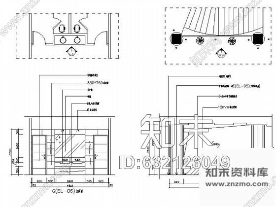 施工图浙江某KTV室内装修施工图含效果cad施工图下载【ID:632126049】