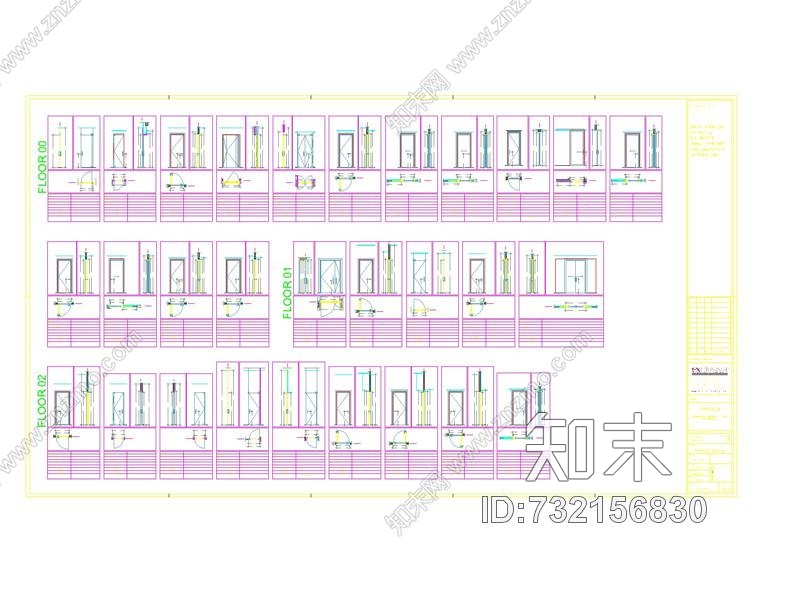 意大利Exclusiva-成都麓湖生态城别墅B户型样板间cad施工图下载【ID:732156830】