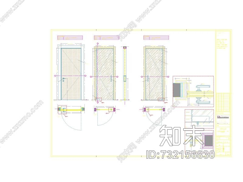 意大利Exclusiva-成都麓湖生态城别墅B户型样板间cad施工图下载【ID:732156830】