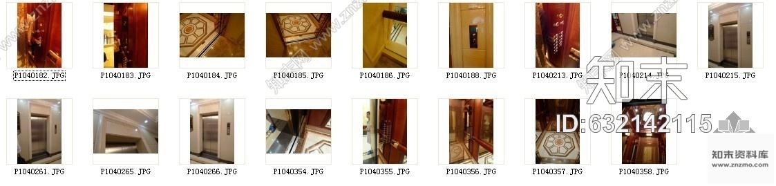 施工图六款豪华电梯轿箱装修图含实景cad施工图下载【ID:632142115】