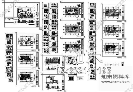 施工图中医院装修设计资料cad施工图下载【ID:632141195】