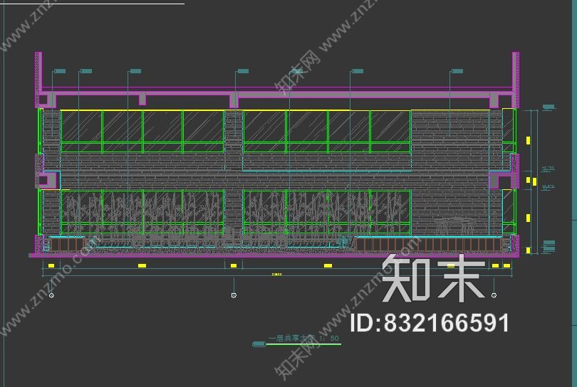 茶楼会所全套CAD施工图+水电+效果概念方案cad施工图下载【ID:832166591】