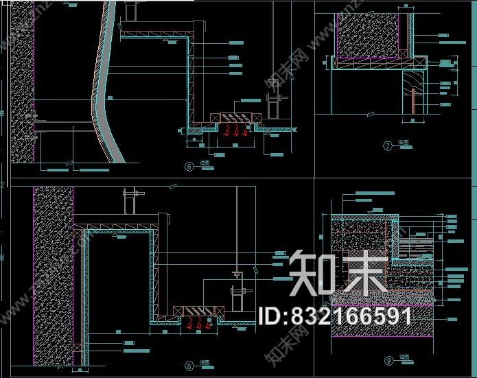 茶楼会所全套CAD施工图+水电+效果概念方案cad施工图下载【ID:832166591】