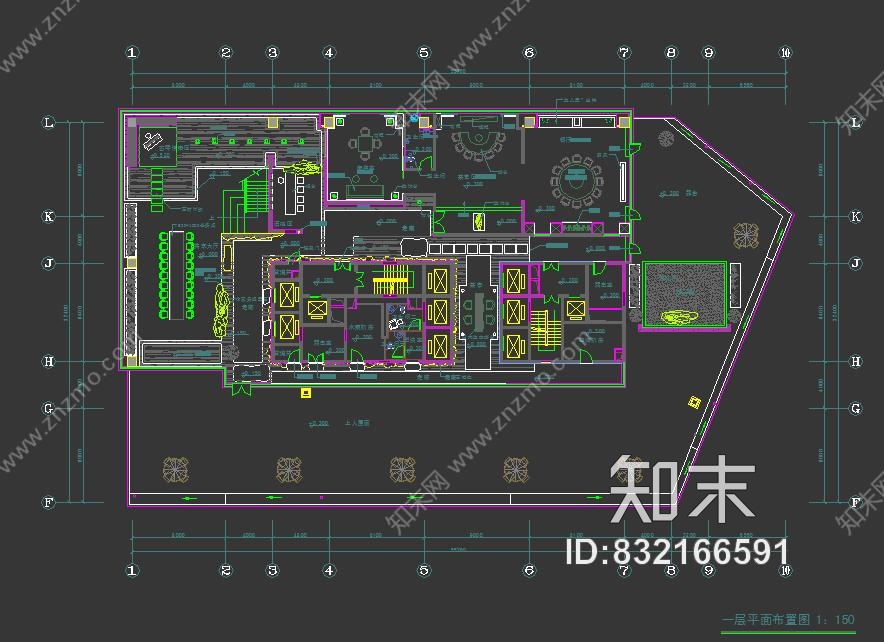 茶楼会所全套CAD施工图+水电+效果概念方案cad施工图下载【ID:832166591】