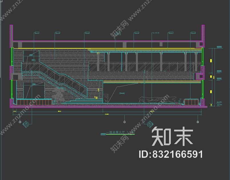 茶楼会所全套CAD施工图+水电+效果概念方案cad施工图下载【ID:832166591】