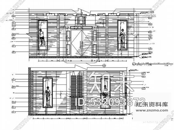 施工图圆形会议室装饰施工图含效果cad施工图下载【ID:532093872】