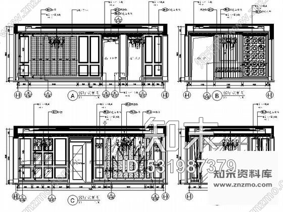 施工图重庆精品新古典叠层别墅样板房施工图含效果cad施工图下载【ID:531987379】