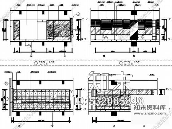 施工图深圳时尚潮流化妆品有限公司室内精装修图含效果实景cad施工图下载【ID:532085840】