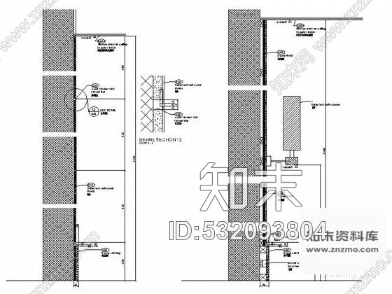 施工图酒店多功能厅设计装修图cad施工图下载【ID:532093804】